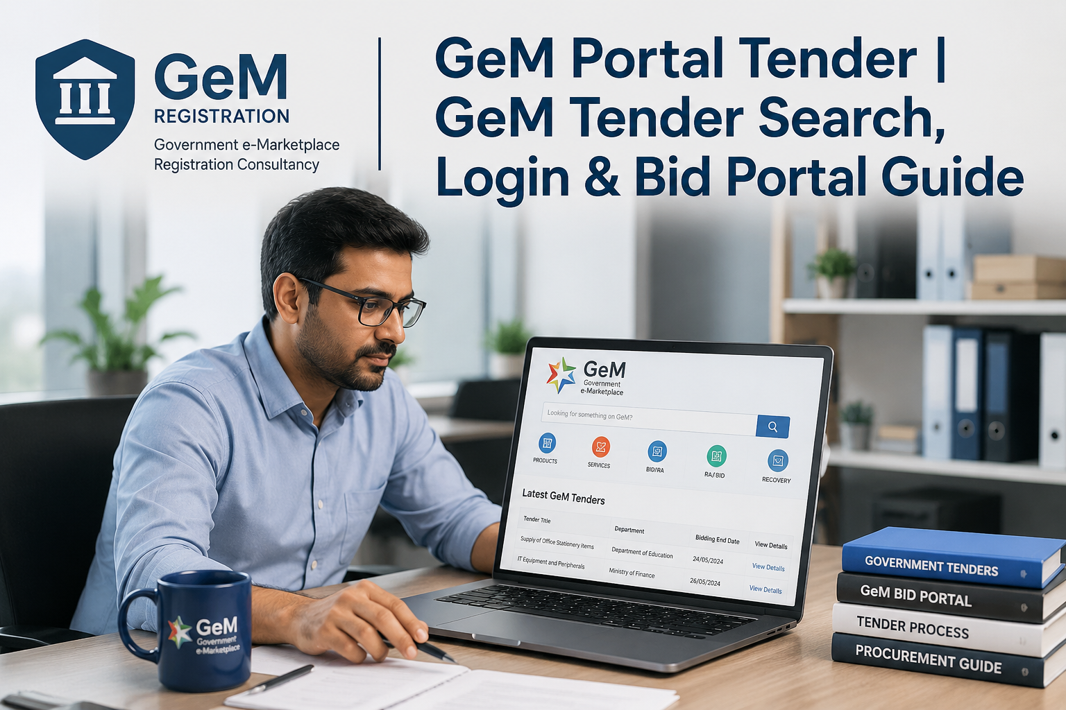 GeM Portal Tender | GeM Tender Search, Login & Bid Portal Guide